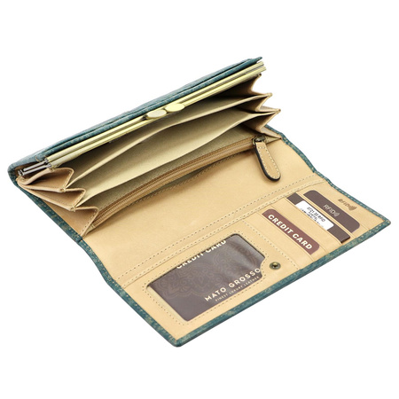 Portfel damski skórzany skóra naturalna Mato Grosso 