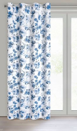 ZASŁONA GOTOWA CAREN 140 X 250 CM BIAŁY