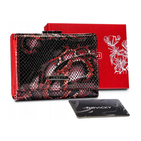 Portfel damski skórzany skóra naturalna Lorenti