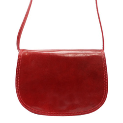 Florence torebka listonoszka skóra naturalna czerwony