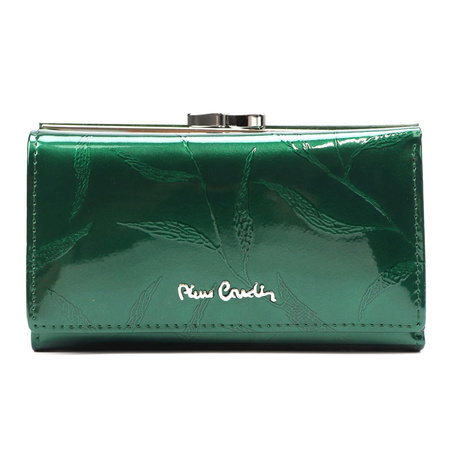 Pierre Cardin portfel skóra naturalna szary 02 LEAF 108 - kobieta
