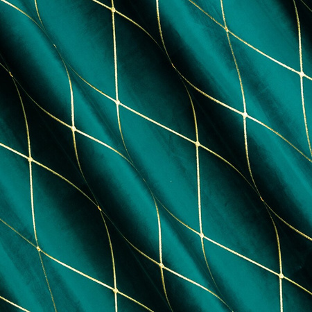 ZASŁONA DEKORACYJNA PIERRE CARDIN MARGO 140 X 250 CM TURKUSOWY