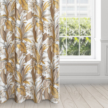 ZASŁONA GOTOWA D91 BARI 140 X 250 CM BEŻOWY