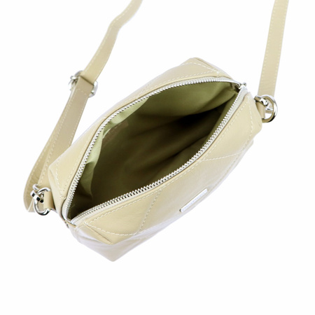 MiaMore torebka listonoszka skóra naturalna beżowy