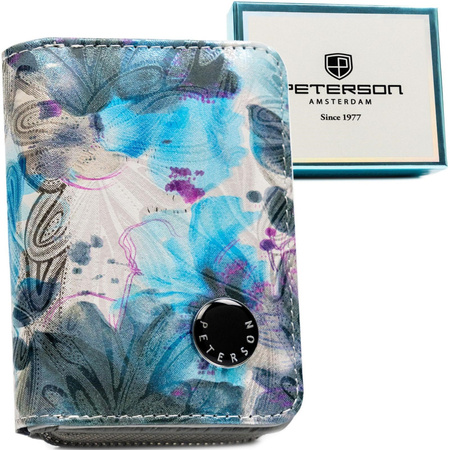 Portfel damski skóra naturalna skórzany Peterson