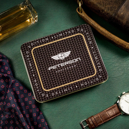 Portfel męski skórzany skóra naturalna  Peterson