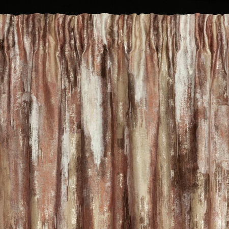 ZASŁONA GOTOWA ELLA NA TAŚMIE 140 X 270 CM CEGLASTY