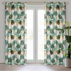 ZASŁONA GOTOWA MALTA 140 X 250 CM BIAŁY