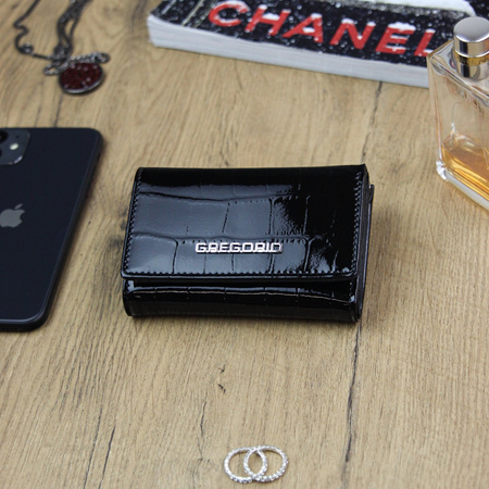 Portfel damski skórzany skóra naturalna Gregorio 