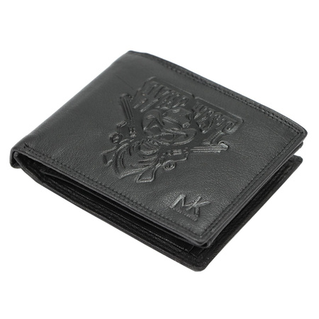 Portfel męski skórzany skóra naturalna Money Kepper 