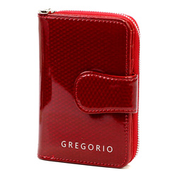 Portfel damski skórzany skóra naturalna Gregorio
