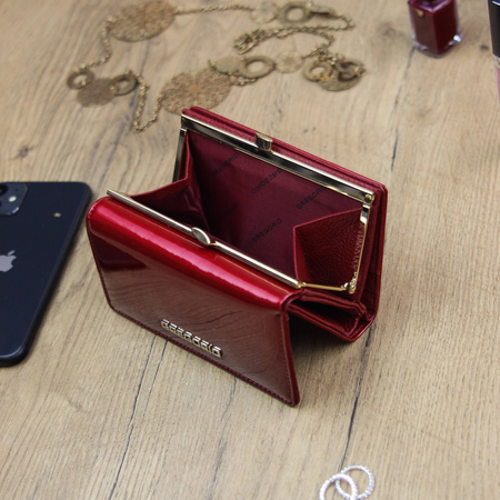 Portfel damski skórzany skóra naturalna Gregorio 