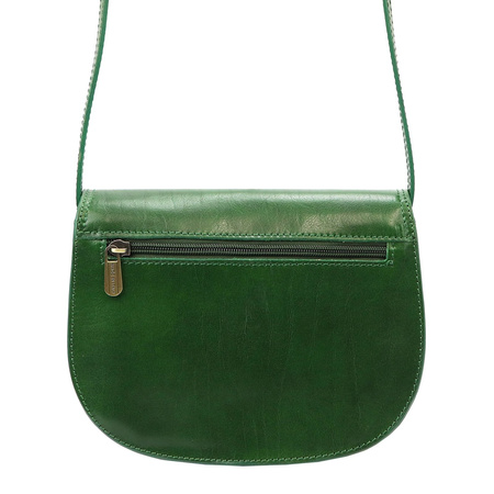 Florence torebka listonoszka skóra naturalna zielony
