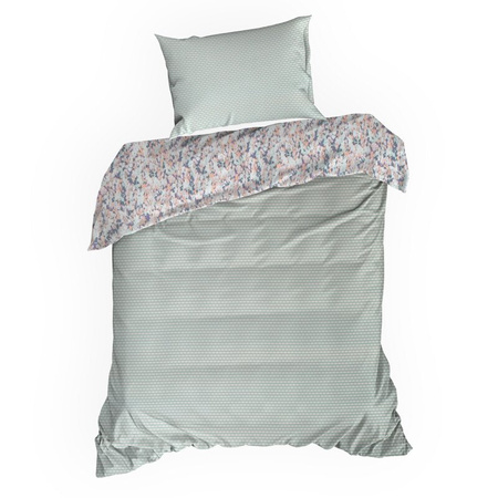 KOMPLET POŚCIELI ESPRIT 05 160 X 200 CM FIOLETOWY