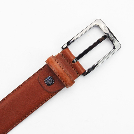 Pasek męski skórzany skóra naturalna Pierre Cardin 