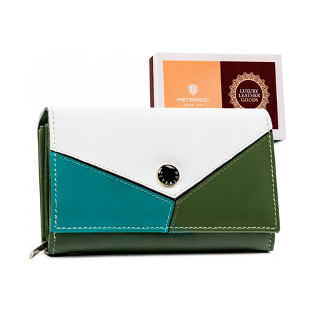 Portfel damski skórzany skóra naturalna  Peterson