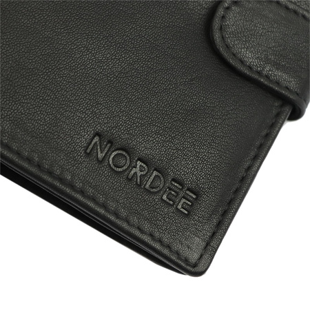 Portfel męski skórzany skóra naturalna Nordee
