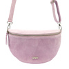 MiaMore torebka listonoszka skóra naturalna fioletowy