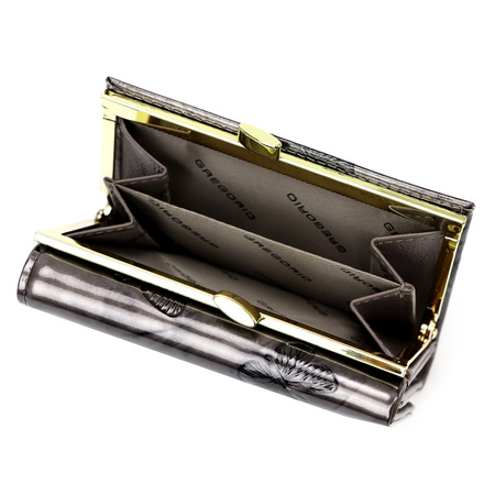 Portfel damski skórzany skóra naturalna Gregorio 