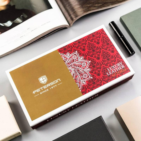 Portfel damski skórzany skóra naturalna  Peterson 