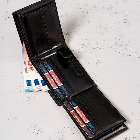 Portfel męski skórzany skóra naturalna  Peterson