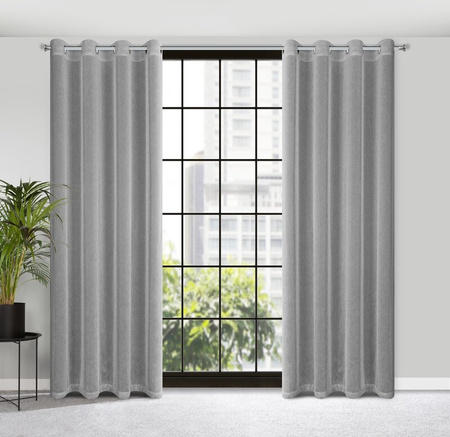 ZASŁONA GOTOWA ADELA 140 X 250 CM STALOWY