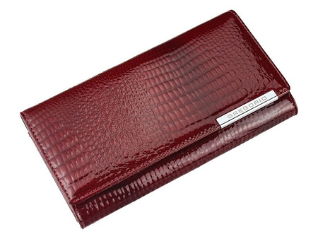 Portfel damski skóra naturalna skórzany Gregorio 