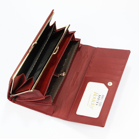 Portfel damski skórzany skóra naturalna Rovicky 