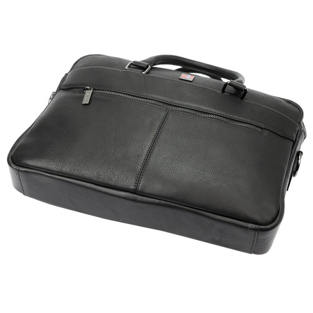 Teczka torba męska skórzana skóra naturalna Nordee