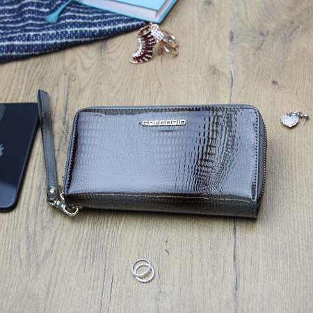 Portfel damski skórzany skóra naturalna Gregorio 