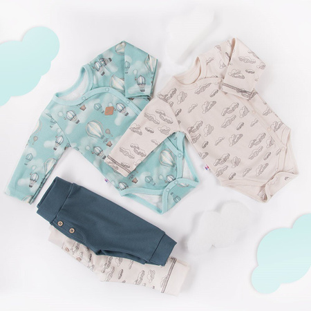 Spodnie bawełniane dla chłopca Eevi Balloons 