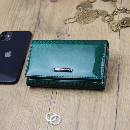 Portfel damski skórzany skóra naturalna Gregorio 