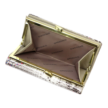 Portfel damski skórzany skóra naturalna Gregorio