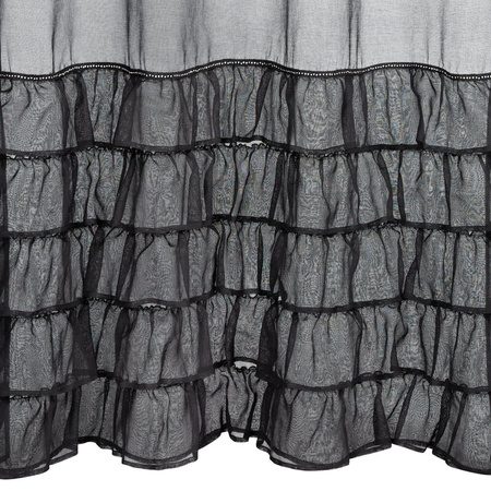 FIRANA GOTOWA CARLI 140 X 250 CM CZARNY