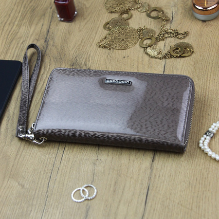 Portfel damski skórzany skóra naturalna Gregorio 