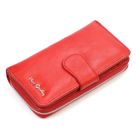 Portfel damski skórzany skóra naturalna Pierre Cardin 
