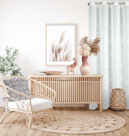 FIRANA GOTOWA SISI 140 X 250 CM BIAŁY