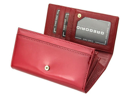 Portfel damski skórzany skóra naturalna Gregorio 