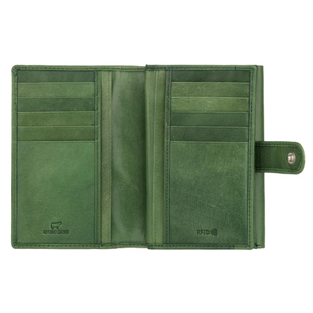 Portfel damski skórzany skóra naturalna El Forrest 