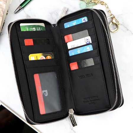 Portfel damski skóra naturalna skórzany Pierre Cardin