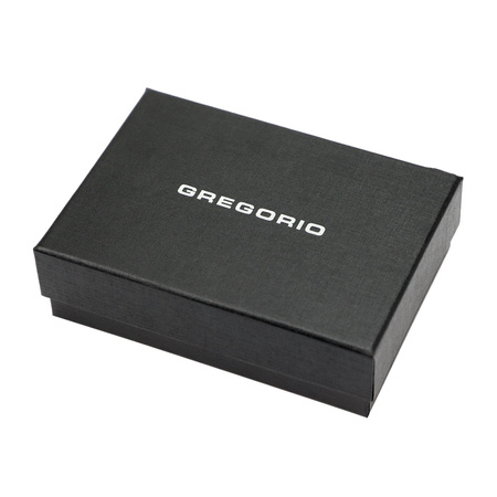 Gregorio portmonetka skóra naturalna czerwony Gregorio GF108 - kobieta