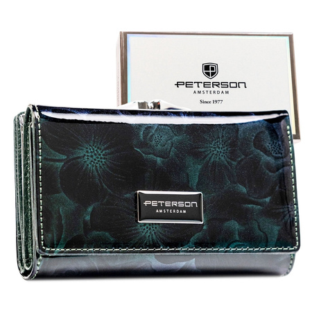 Portfel damski skóra naturalna skórzany Peterson