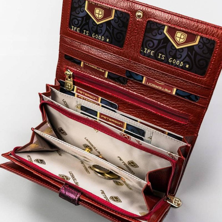 Portfel damski skórzany skóra naturalna  Peterson 