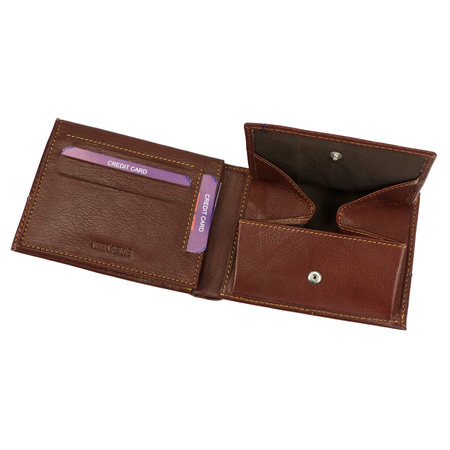 Portfel męski skórzany skóra naturalna Coveri 