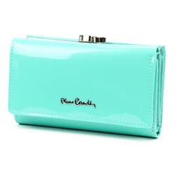 Portfel damski skóra naturalna + skóra ekologiczna Pierre Cardin