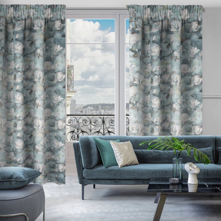 ZASŁONA GOTOWA GRACJA NA TAŚMIE 140 X 270 CM STALOWY