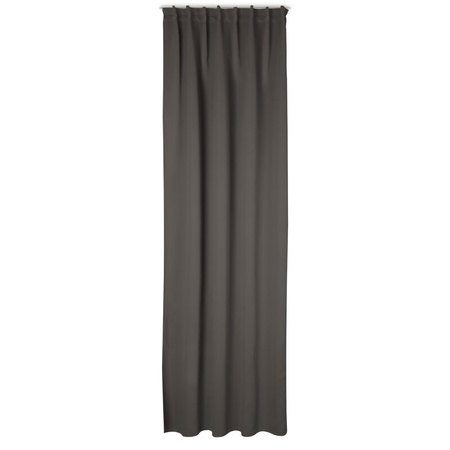 ZASŁONA GOTOWA MILAN NA TAŚMIE 140 X 300 CM GRAFITOWY