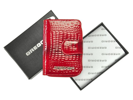 Portfel damski skóra naturalna skórzany Gregorio