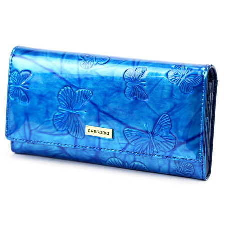 Portfel damski skórzany skóra naturalna Gregorio 