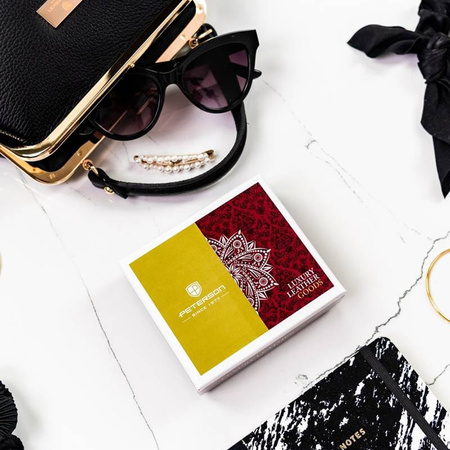 Portfel damski skórzany skóra naturalna  Peterson